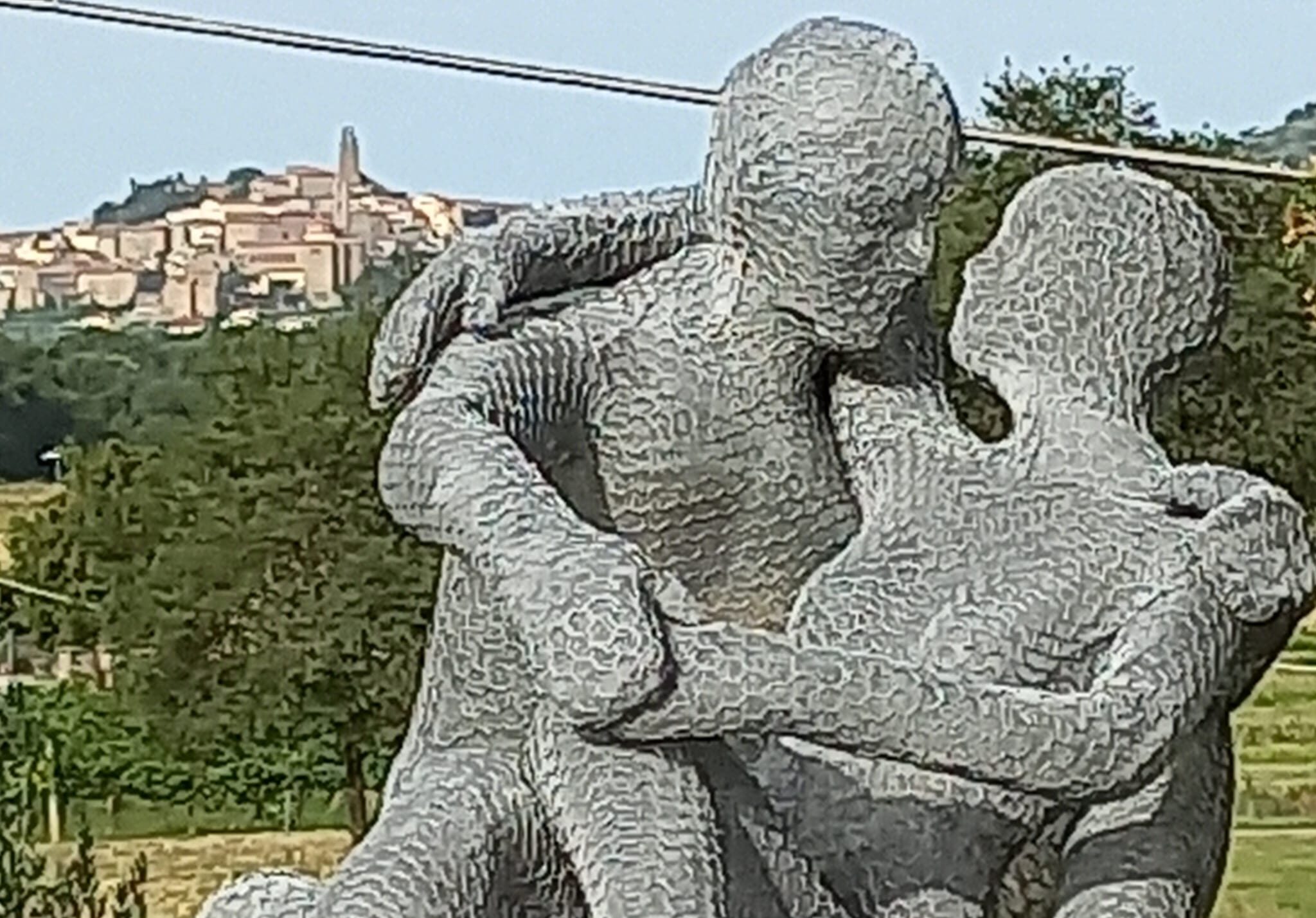 Lo scultore castiglionese Giuseppe Dorgioni ha trionfato alla Biennale d’arte di Città di Castello