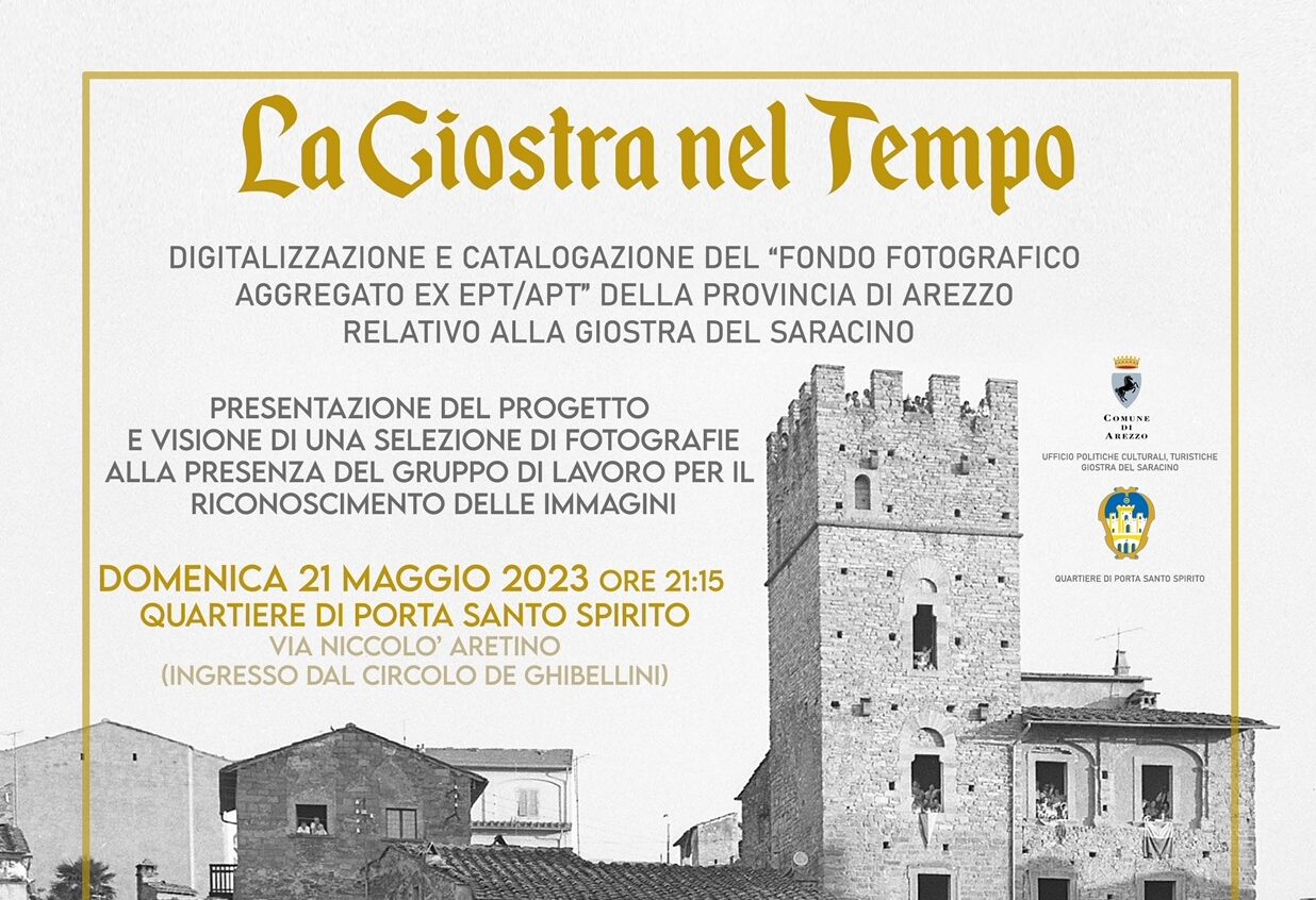 “La Giostra nel Tempo”: digitalizzazione degli archivi fotografici della Provincia di Arezzo