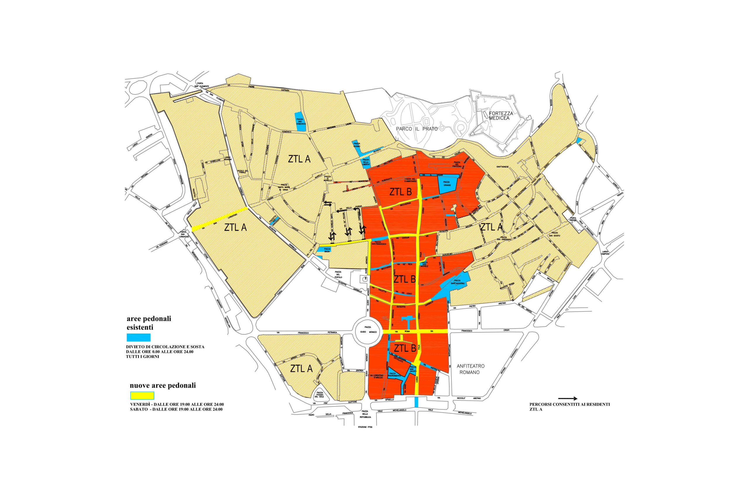 PD: “area pedonale: mancano i parcheggi per i residenti, ma non per il Sindaco Ghinelli”