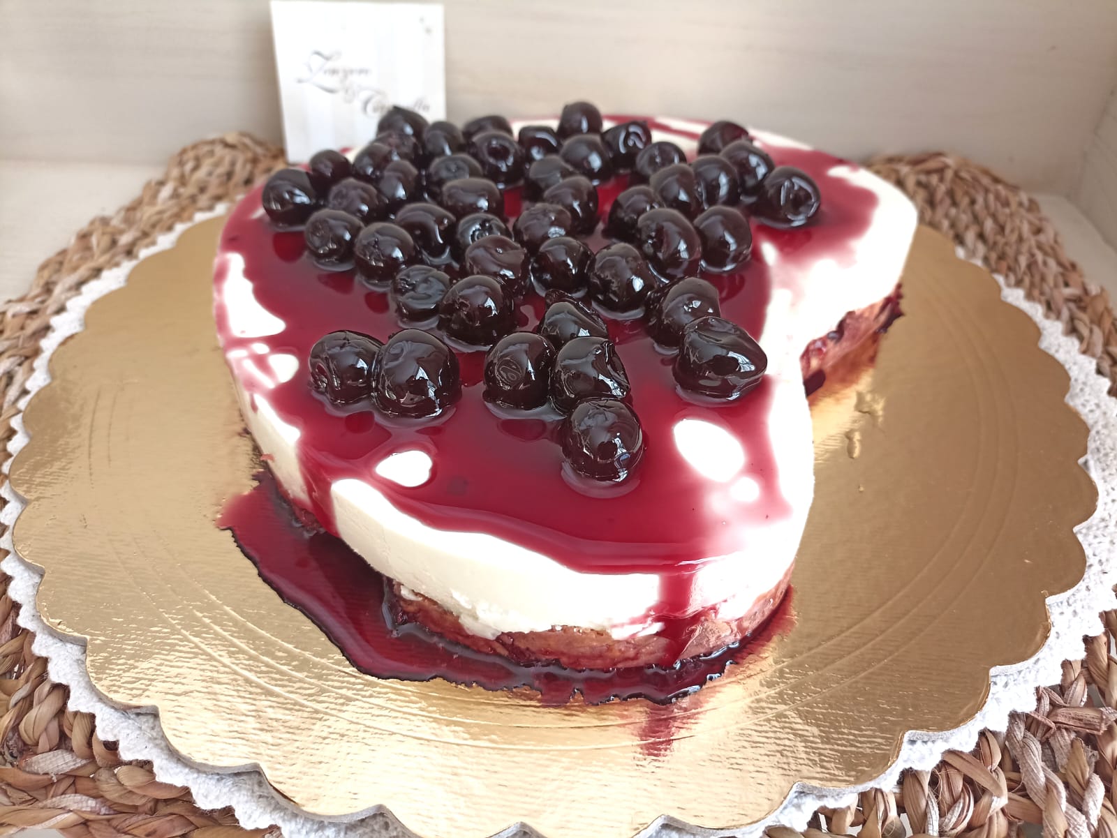 Cheesecake allo yogurt e amarene