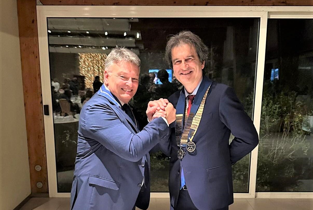Il Rotary Club Arezzo ha celebrato  il “Passaggio del Collare”