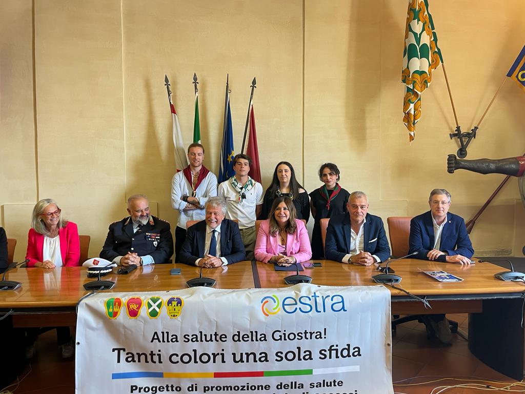 Presentato il progetto “Alla salute della Giostra, tanti colori una sola sfida”