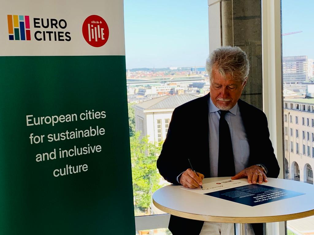 Arezzo firma l’impegno internazionale per una cultura a basse emissioni di carbonio e più inclusiva