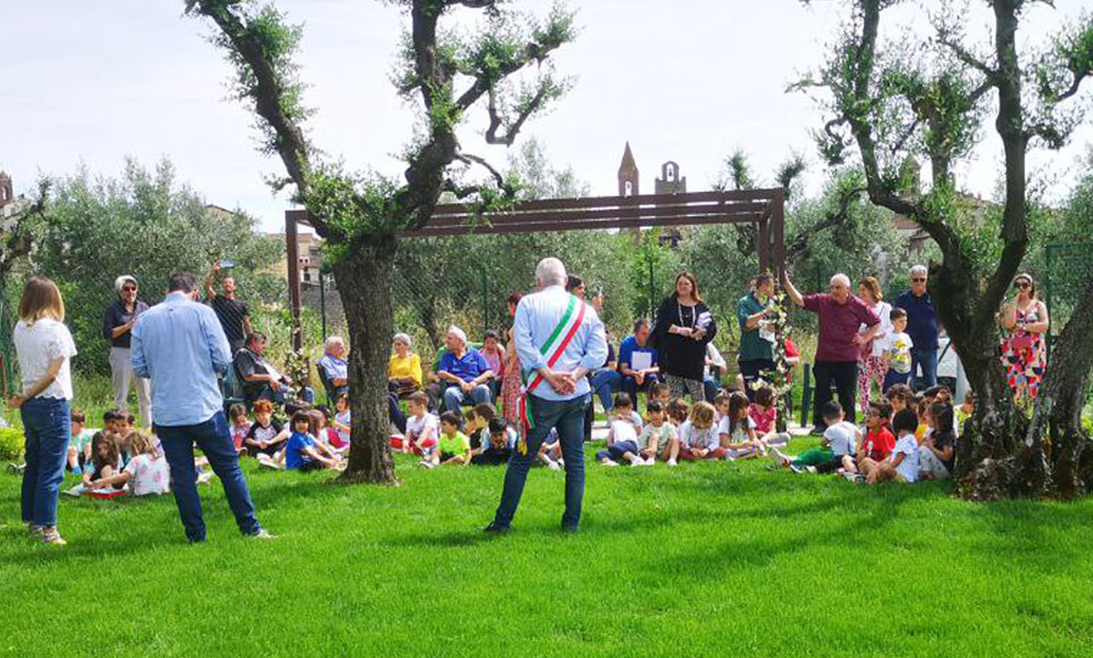 A Monte San Savino inaugurato il Giardino Sensoriale