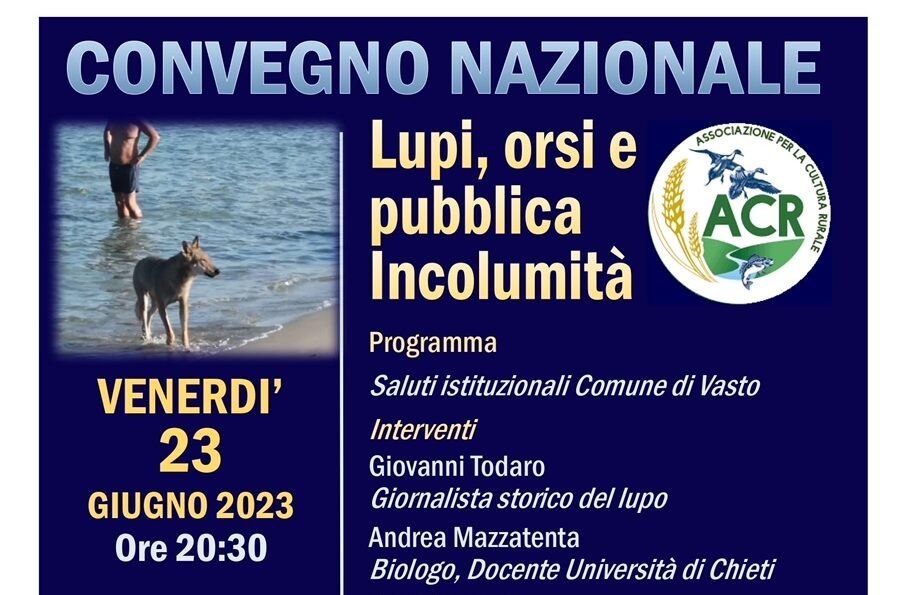 Convegno nazionale “Lupi, orsi e pubblica incolumità”