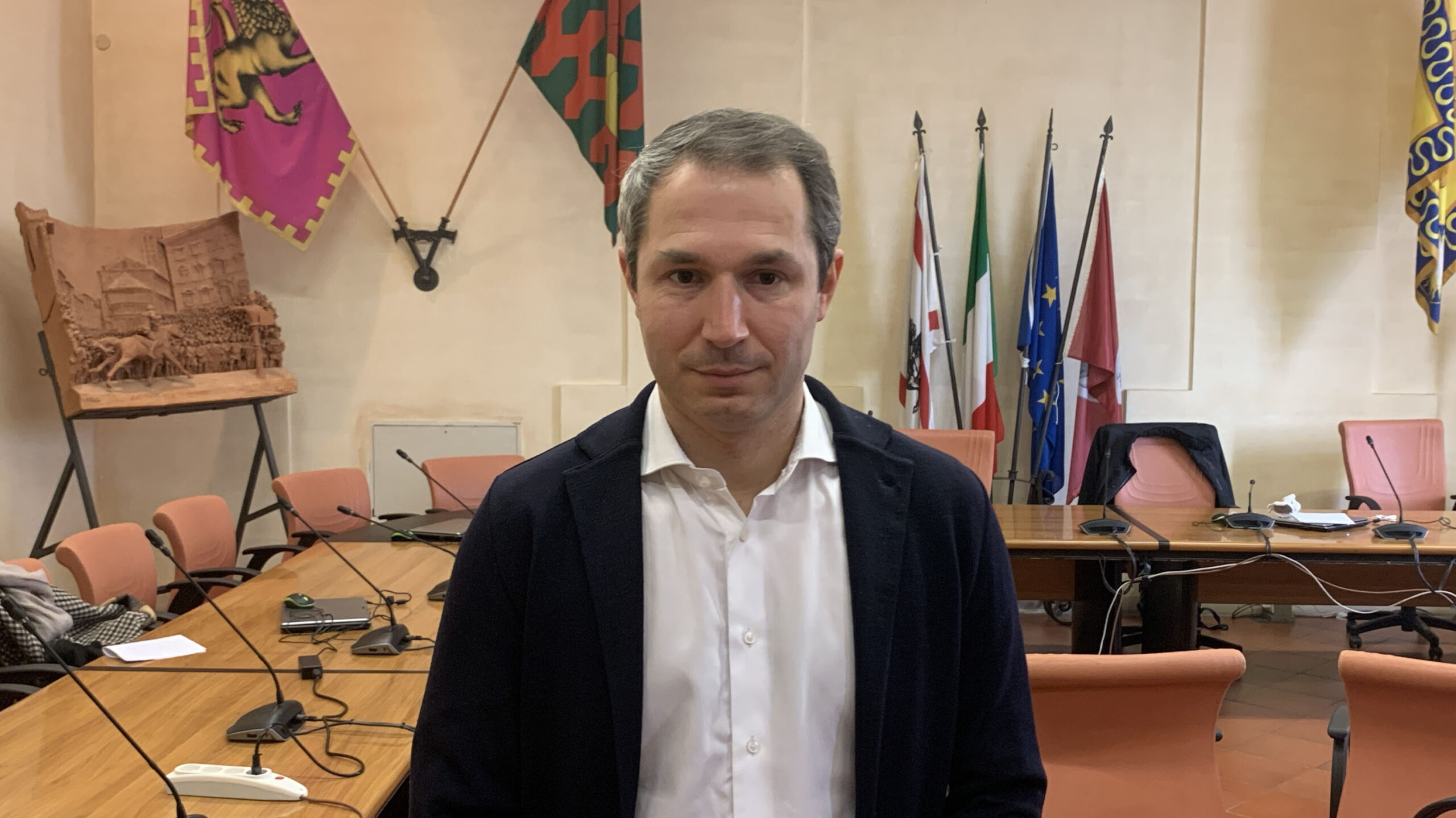 Scelgo Arezzo e Con Arezzo alla tomba di Sante Tani