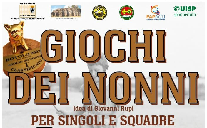 Sabato 24 giugno i “Giochi dei nonni” a Castelsecco