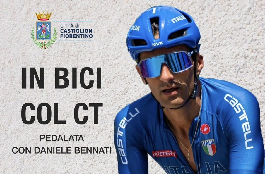 “In bici col CT”: sabato 8 luglio si pedala con Daniele Bennati